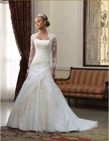2011 lace embroidery wedding dress MB210254